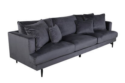 3-personers sofa, mørkegrå