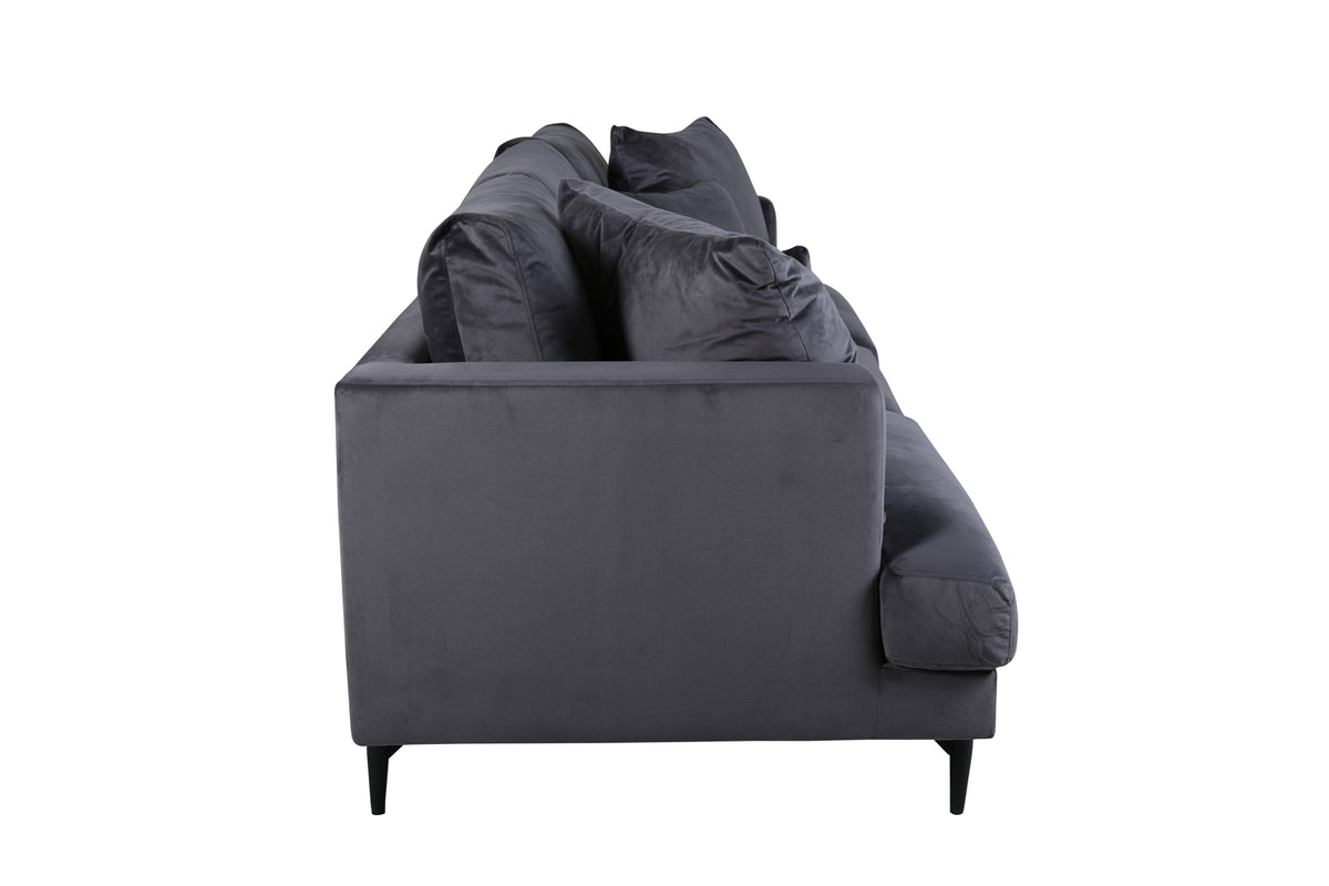 3-personers sofa, mørkegrå