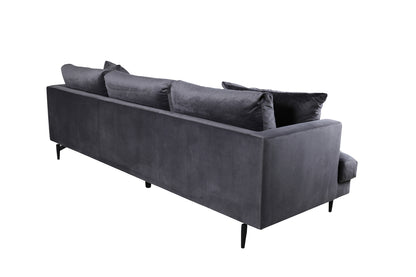 3-personers sofa, mørkegrå