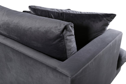 3-personers sofa, mørkegrå