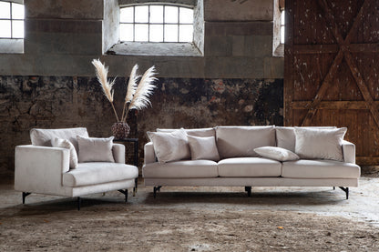 3-personers sofa, beige