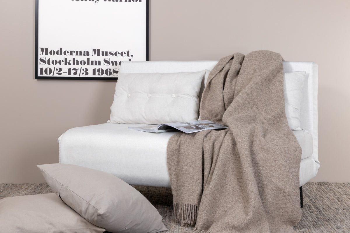 Sammenklappelig seng, hvid