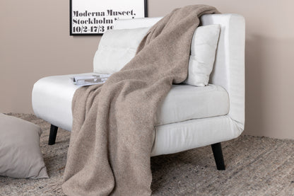 Sammenklappelig seng, hvid