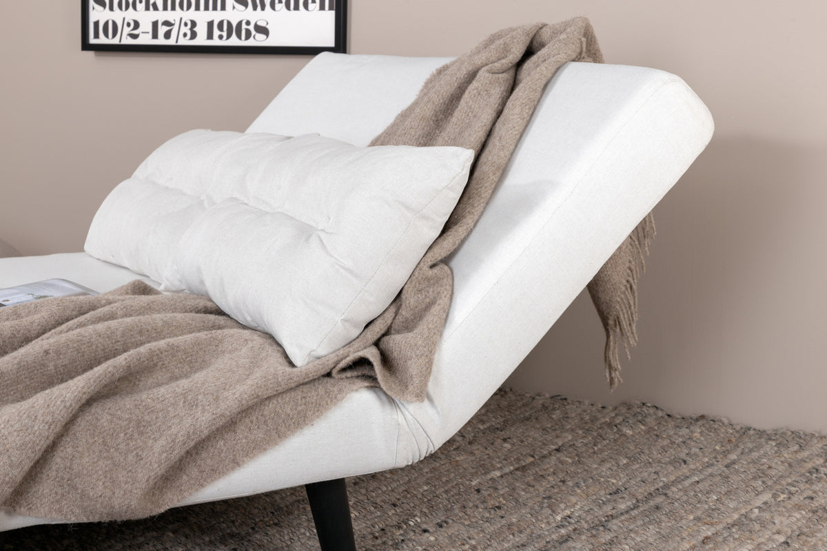 Sammenklappelig seng, hvid