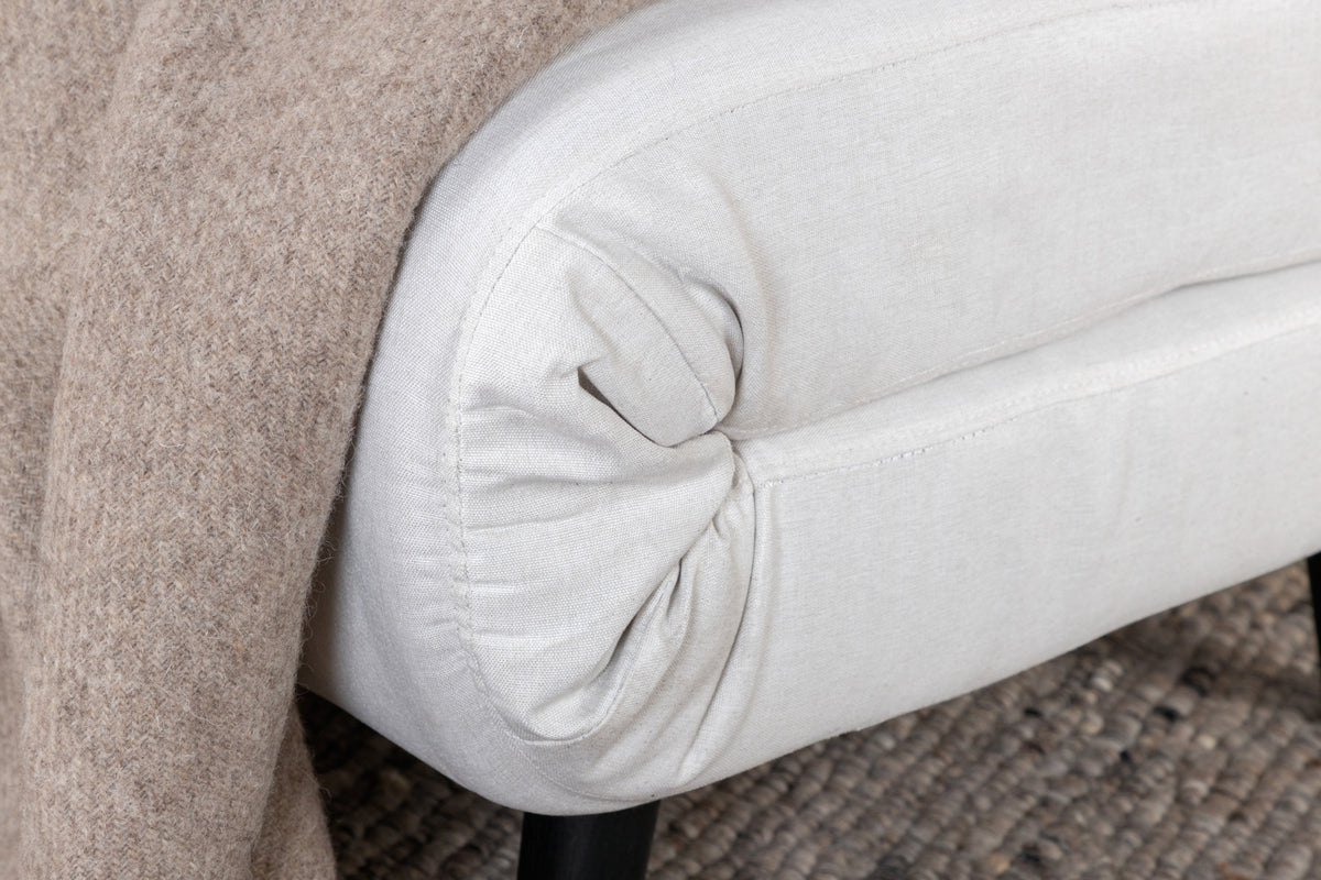 Sammenklappelig seng, hvid