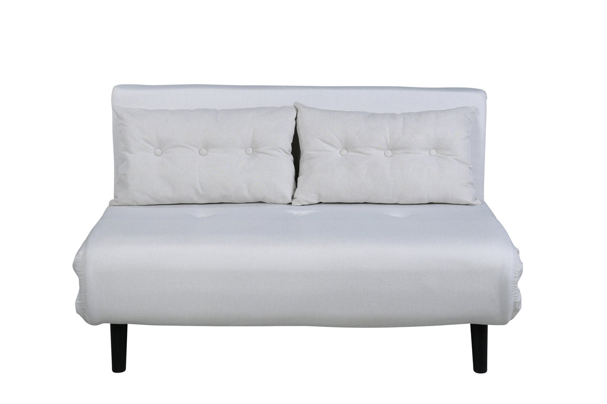 Sammenklappelig seng, hvid