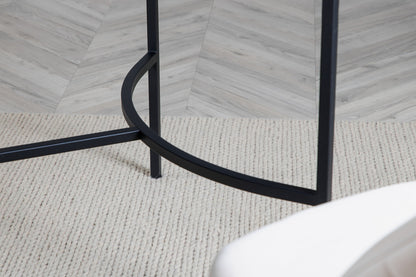 Skate Ovalt Spisebord 75 x 200 x 90 Sort