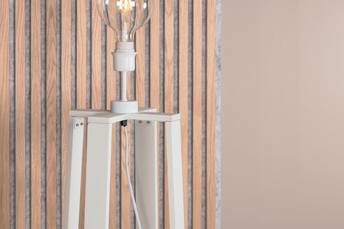 Avspark Gulvlamper Hvid