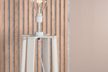 Avspark Gulvlamper Hvid