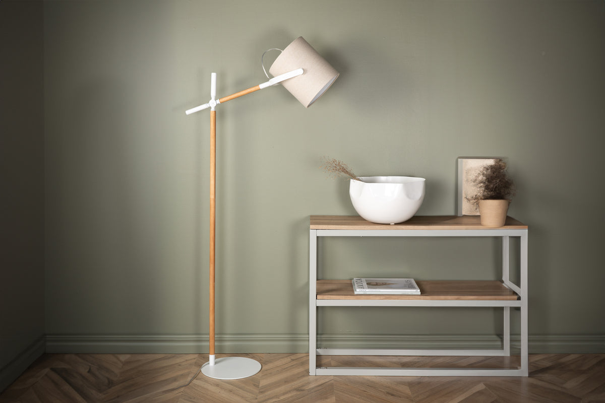 Gulvlampe Beige