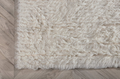 Rektangulært tæppe 230 x 160 Hvid