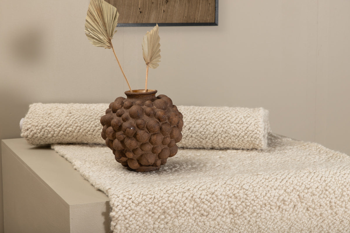 Betina Rektangulært tæppe 250 x 80 Hvid