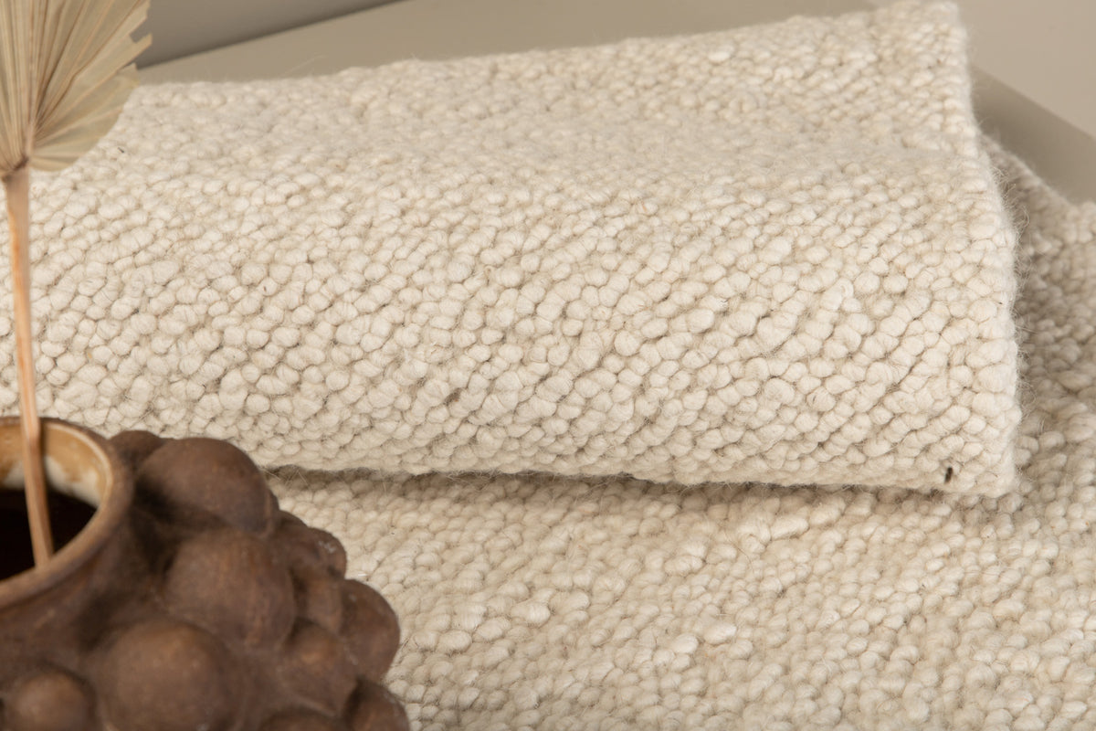 Betina Rektangulært tæppe 250 x 80 Hvid