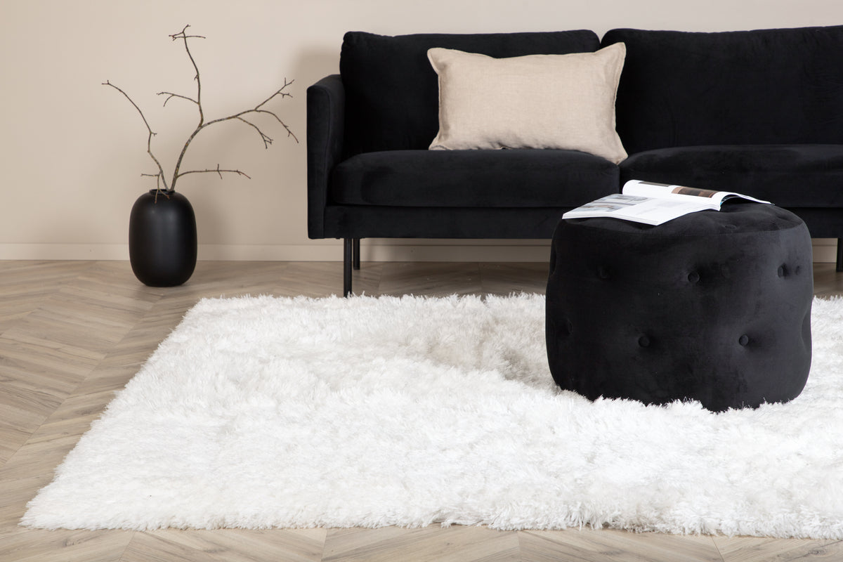 Grace Rektangulært tæppe 160 x 230 Hvid