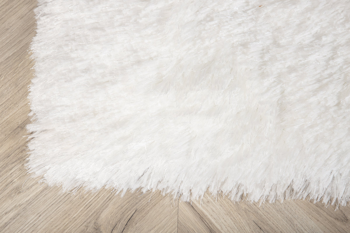 Grace Rektangulært tæppe 160 x 230 Hvid