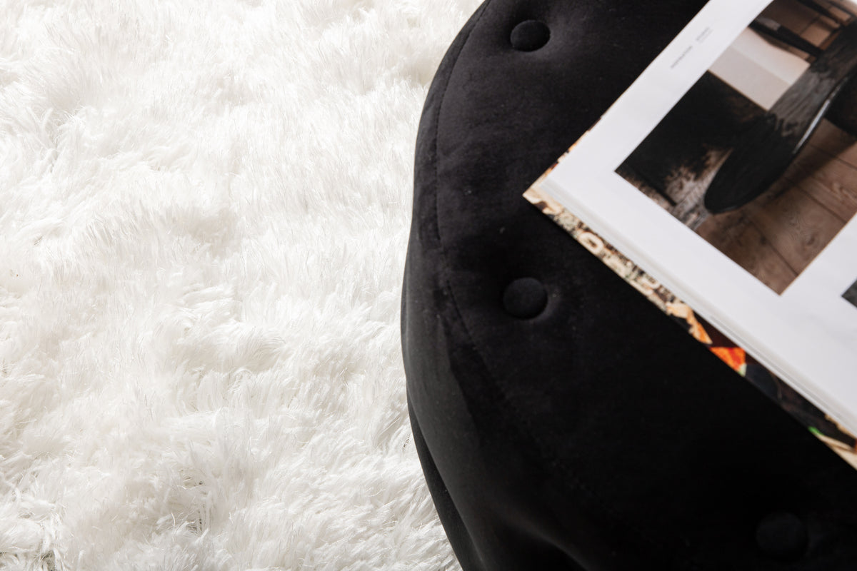 Grace Rektangulært tæppe 160 x 230 Hvid