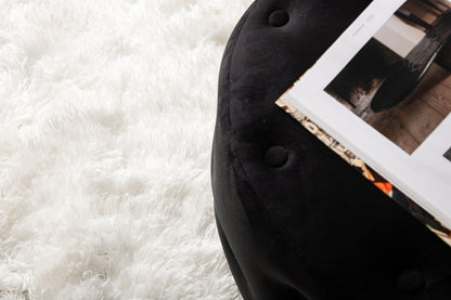 Grace Rektangulært tæppe 160 x 230 Hvid