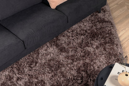 Grace Rektangulært tæppe 160 x 230 Brun