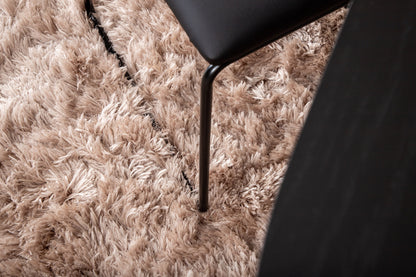 Rektangulært tæppe 400 x 300 Beige