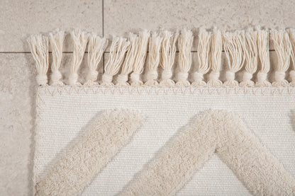 Towa Rektangulært tæppe 300x200 Hvid