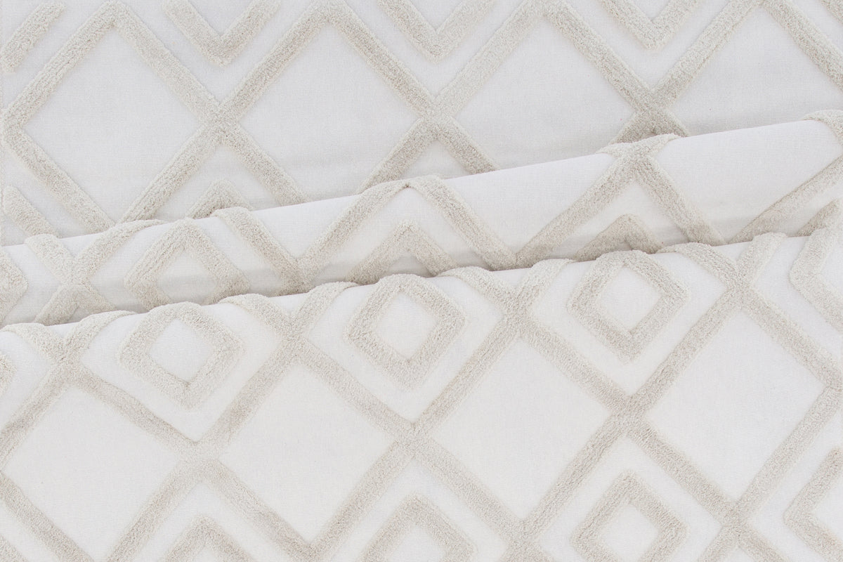 Towa Rektangulært tæppe 300x200 Hvid