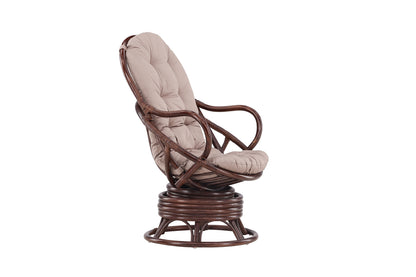 Swing loungestole, mørk valnød