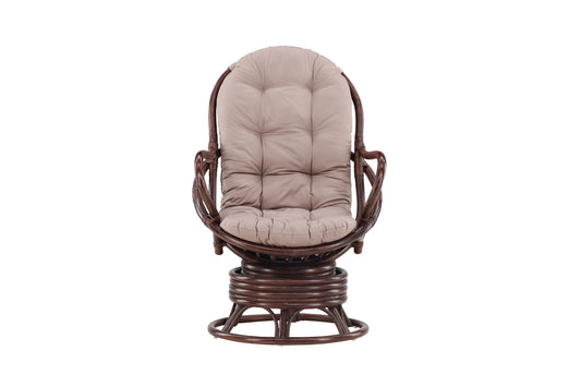 Swing loungestole, mørk valnød