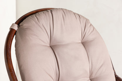 Swing loungestole, mørk valnød