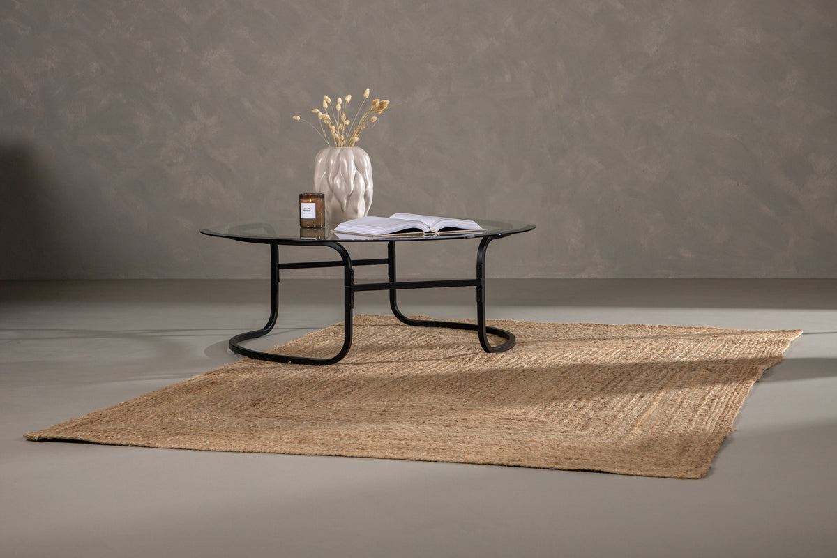 Oliver Rektangulært tæppe 230 x 160 Natur