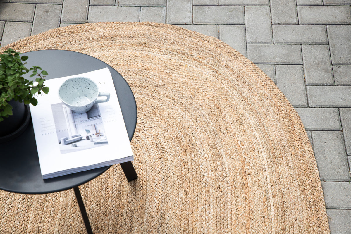 Oliver Oval Tæppe 160 x 80 Natur