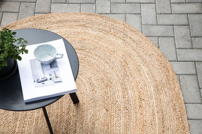 Oliver Oval Tæppe 160 x 80 Natur