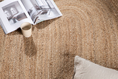 Oliver Oval Tæppe 160 x 80 Natur