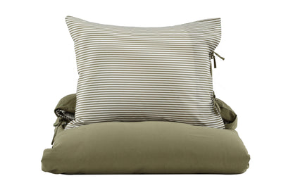 Jenna Sengesæt 200 x 150 Mosgrøn