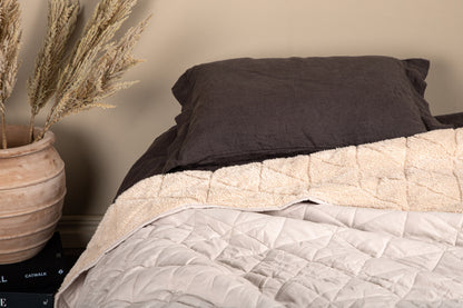 Sengetæppe 150 x 250 Beige