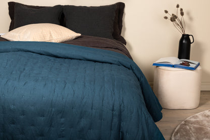 Sally Sengetæppe 180 x 260 Aqua