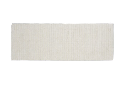 Rektangulært tæppe 200 x 70 Hvid