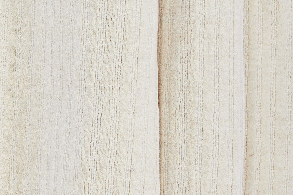 Rektangulært tæppe 200 x 70 Hvid