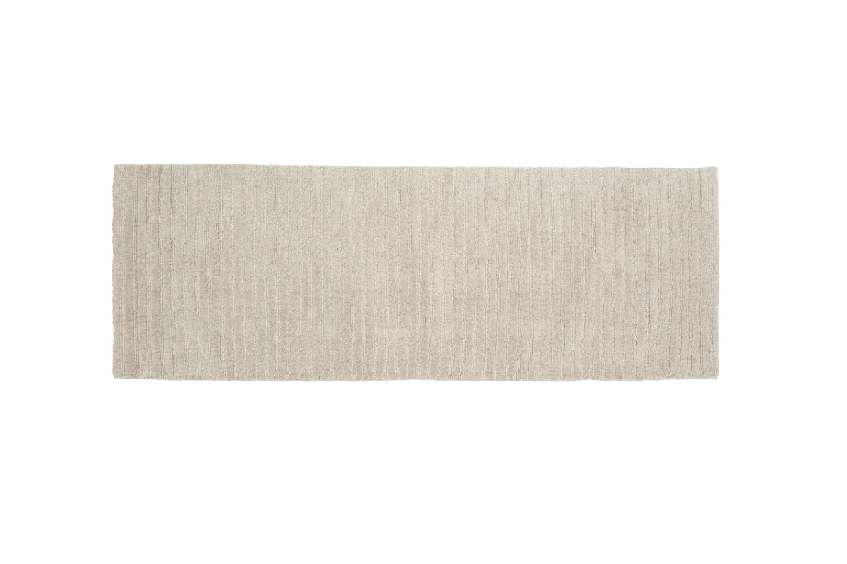 Rektangulært tæppe 200 x 70 Lysegrå