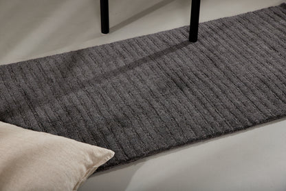 Rektangulært tæppe 200 x 70 Mørkegrå