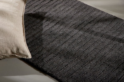 Rektangulært tæppe 200 x 70 Mørkegrå