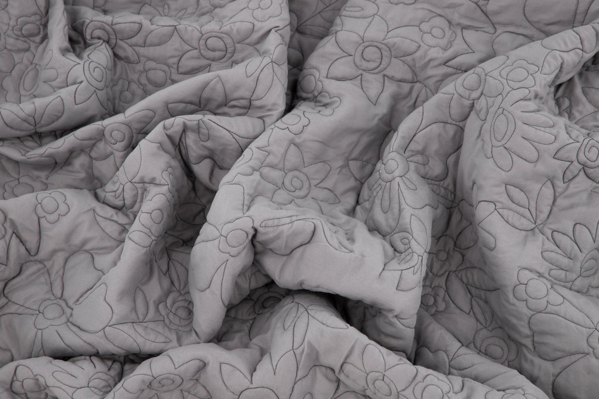 Sengetæppe 150 x 250 Lysegrå