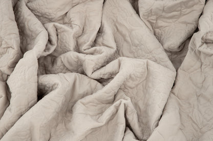 Sengetæppe 260 x 260 Beige