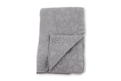 Niki Sengetæppe 260 x 260 Lysegrå