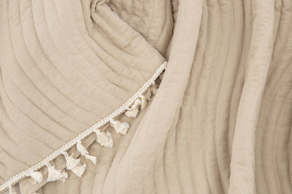 Lias Sengetæppe 180 x 260 Beige