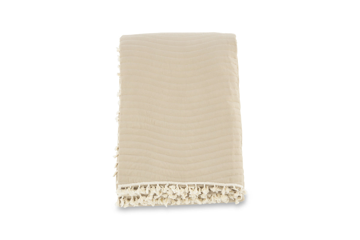 Lias Sengetæppe 180 x 260 Beige