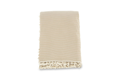 Lias Sengetæppe 180 x 260 Beige