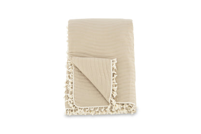 Lias Sengetæppe 180 x 260 Beige