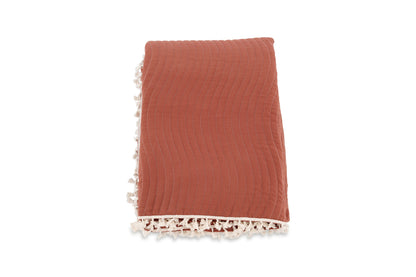 Lias Sengetæppe 180 x 260 Rustorange