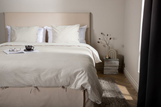 Jenna Sengesæt 220 x 240 Lysegrå