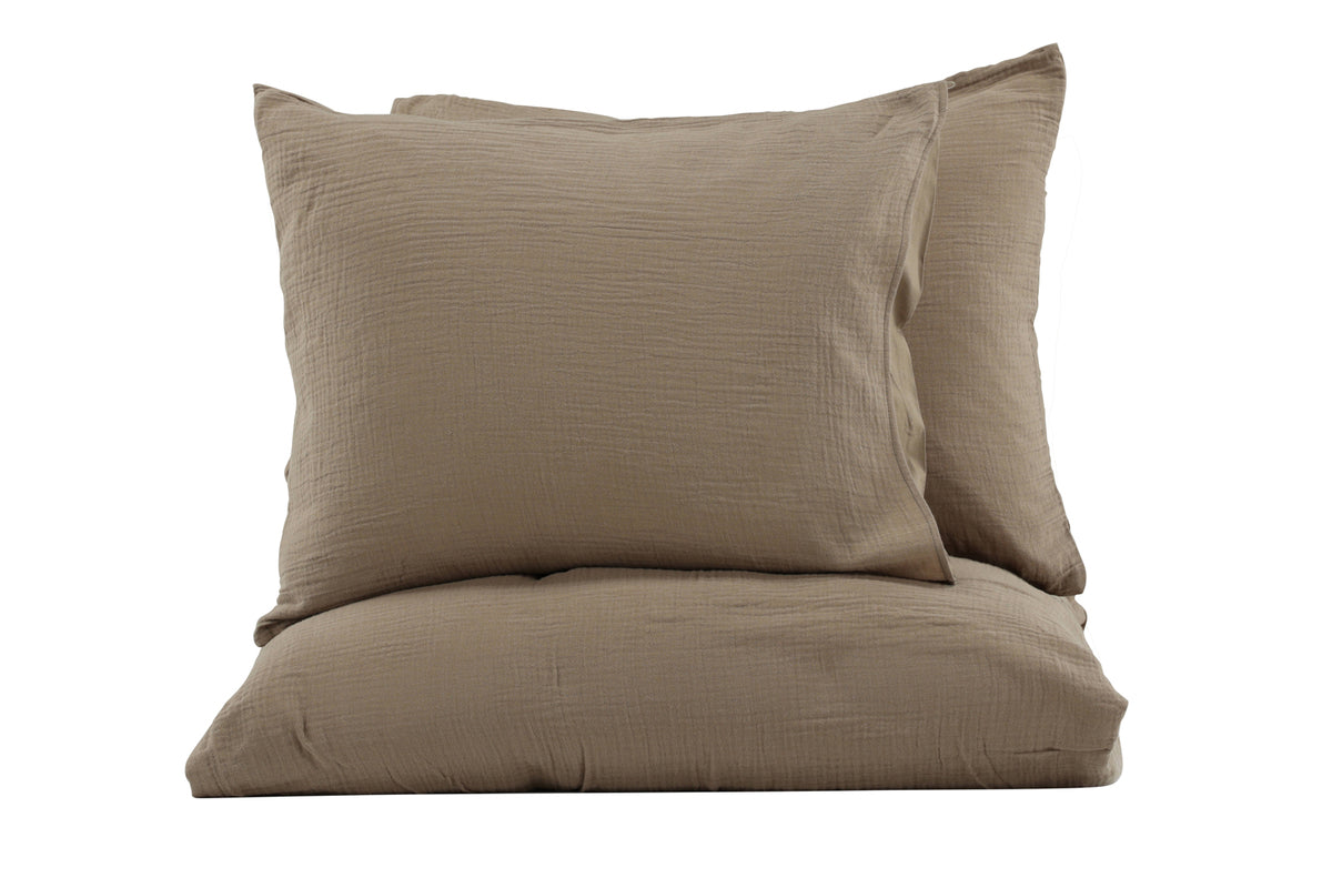 Sengesæt 220 x 240 Brun